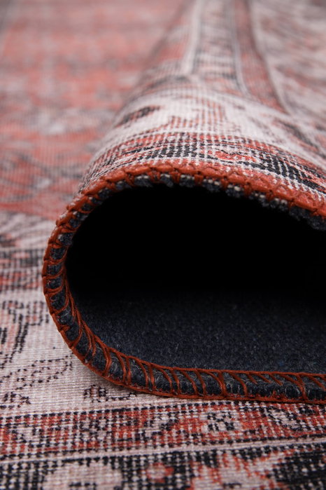 Conceptum Folk Chenille - Alfombra Roja 75 x 230 cm